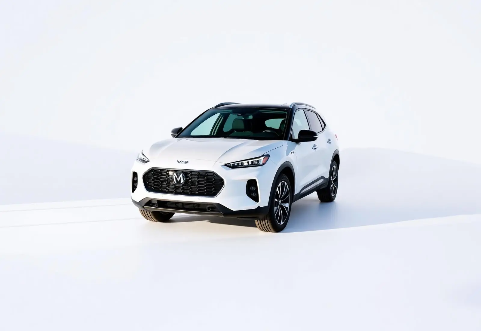 Premium white SUV available for self drive rental on MyDriveCars